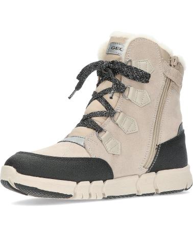 girl boots GEOX BOTAS J16APA BEIGE