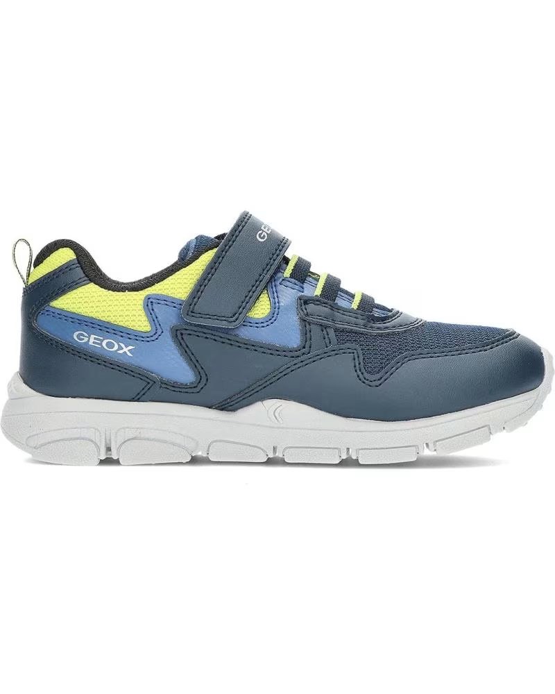 TÉNIS MENINO GEOX J TORQUE J267NA NAVYLIME
