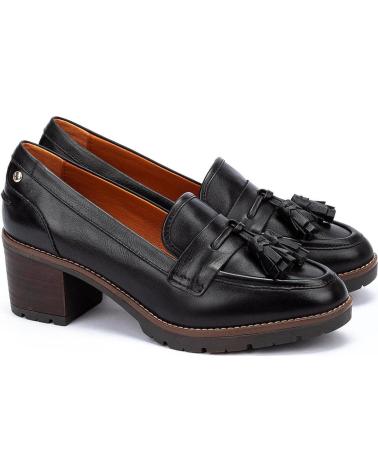 Woman Zapatos de tacón PIKOLINOS MOCASINES LLANES W7H-3719 BLACK