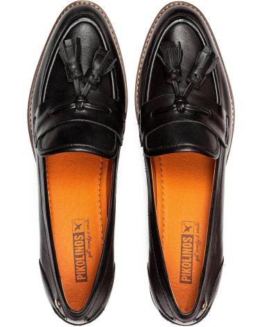 Woman Zapatos de tacón PIKOLINOS MOCASINES LLANES W7H-3719 BLACK