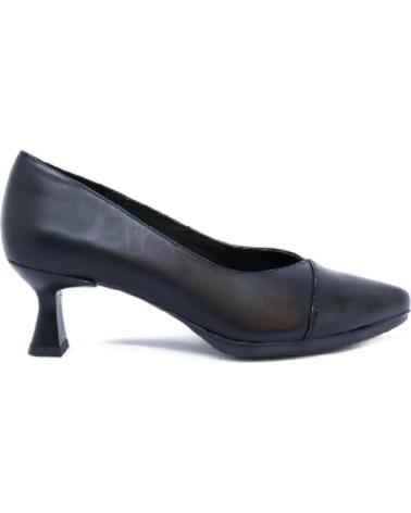 DESIREÉ MAIA16 BLACK PUMPS WITH PATENT TOE NEGRO