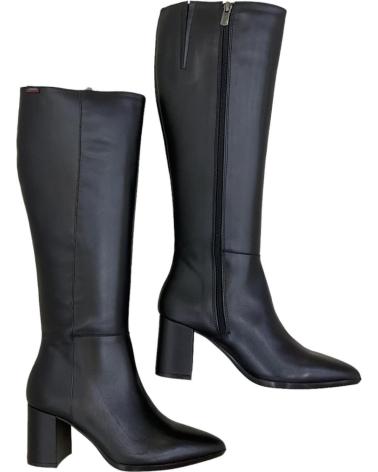 Botas de Mujer CALLAGHAN BOTAS ALTAS PIEL NEGRAS NEGRO