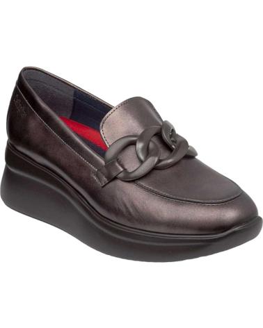 Schuhe für Damen CALLAGHAN MOCASIN PIEL METALIZADA MARRON LATON