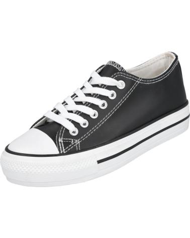 Sportivo per Donna L&R SHOES LR SHOES F05 ZAPATILLAS MUJER PLATAFOR NEGRO