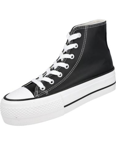 Scarpe sport per Donna L&R SHOES LR SHOES CH-823 ZAPATILLAS MUJER PLATA NEGRO