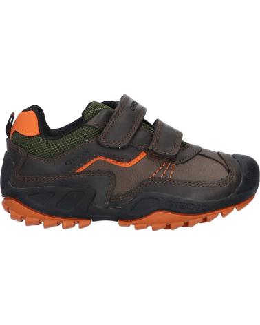 Sneaker für Junge GEOX J NEW SAVAGE BOY A MARRON