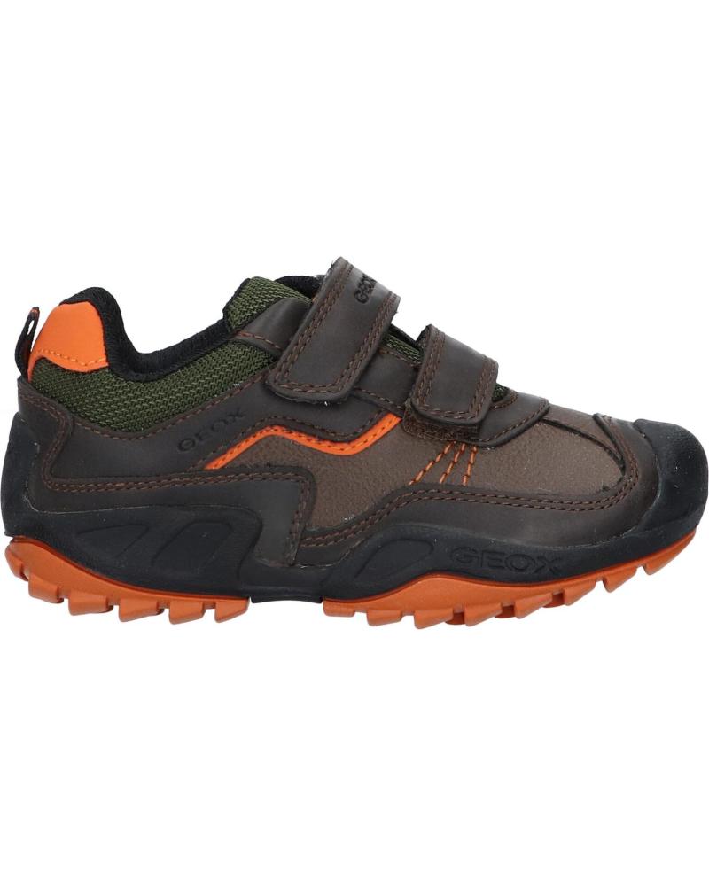 Sneaker für Junge GEOX J NEW SAVAGE BOY A MARRON