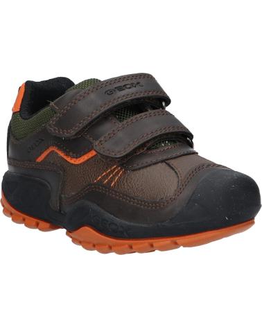 Sneaker für Junge GEOX J NEW SAVAGE BOY A MARRON