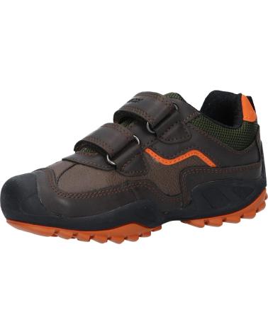 Sneaker für Junge GEOX J NEW SAVAGE BOY A MARRON