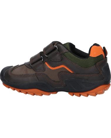 Sneaker für Junge GEOX J NEW SAVAGE BOY A MARRON
