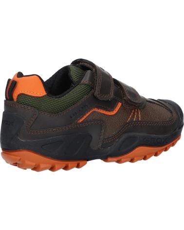 Sneaker für Junge GEOX J NEW SAVAGE BOY A MARRON