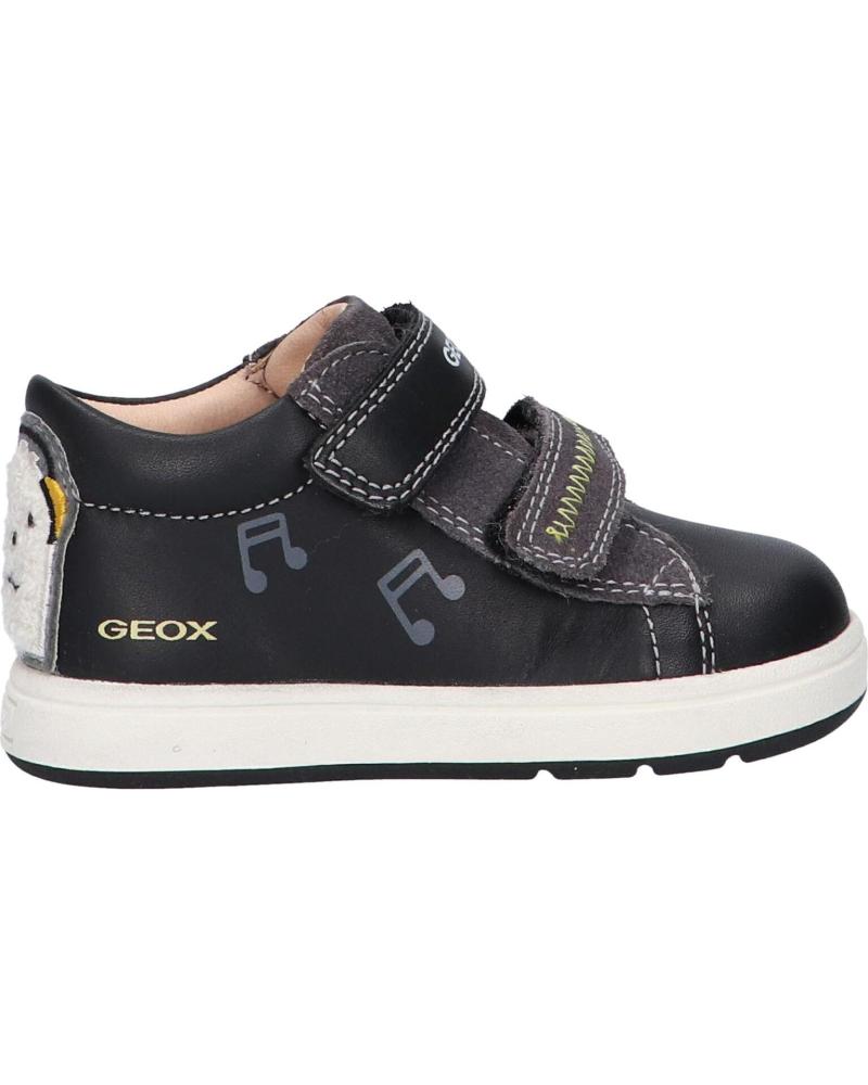Sportivo per Bambina e Bambino GEOX B264DB 08522 B BIGLIA BOY C0054 BLACK-YELLOW