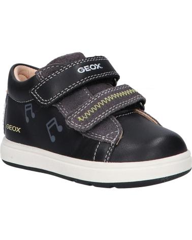 Sportivo per Bambina e Bambino GEOX B264DB 08522 B BIGLIA BOY C0054 BLACK-YELLOW