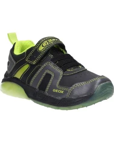 Esportes  de Menino GEOX J04CQA 054CE J SPAZIALE BOY C0802 BLACK-LIME