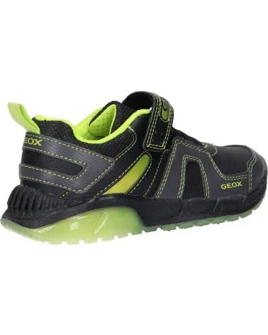 Esportes  de Menino GEOX J04CQA 054CE J SPAZIALE BOY C0802 BLACK-LIME