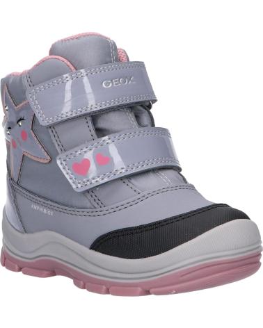 Stivali per Bambina GEOX B163WA 050FU B FLANFIL GIRL B ABX C0502 GREY-PINK