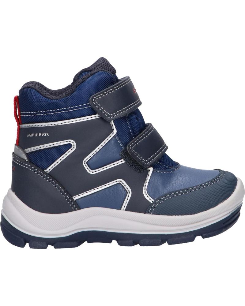 Stivali per Bambina e Bambino GEOX B263VD 0FU54 B FLANFIL BOY B ABX C4264 NAVY-BLUE