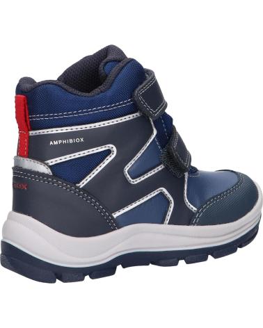 Stivali per Bambina e Bambino GEOX B263VD 0FU54 B FLANFIL BOY B ABX C4264 NAVY-BLUE