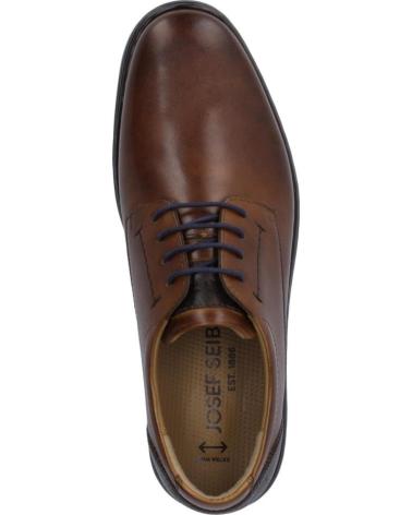 Zapatos de Hombre JOSEP SEIBEL ALASTAIR-01 PIEL CUERO MARRON