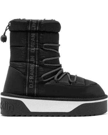 Stivali per Donna D FRANKLIN BOTINES PLANOS D FRANKLIN DFSH371006 NEGRO