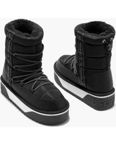 Stivali per Donna D FRANKLIN BOTINES PLANOS D FRANKLIN DFSH371006 NEGRO