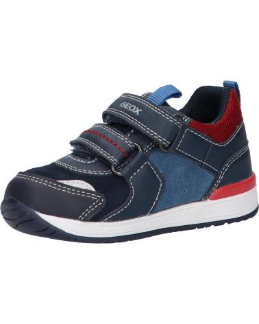 Sapatilhas de Menina e Menino GEOX B150RB 022BC B RISHON BOY C4P7M DK NAVY-DK RED