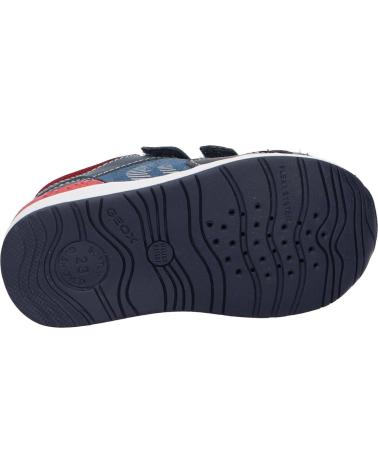 Sapatilhas de Menina e Menino GEOX B150RB 022BC B RISHON BOY C4P7M DK NAVY-DK RED