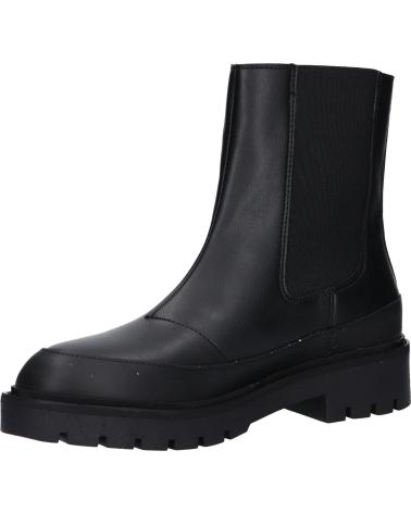 Botas de Mujer CALVIN KLEIN YW0YW01254 COMBAT MID CHELSEA BOOT 0GT TRIPLE BLACK