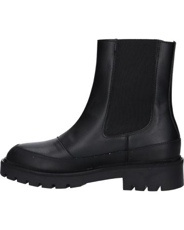 Botas de Mujer CALVIN KLEIN YW0YW01254 COMBAT MID CHELSEA BOOT 0GT TRIPLE BLACK