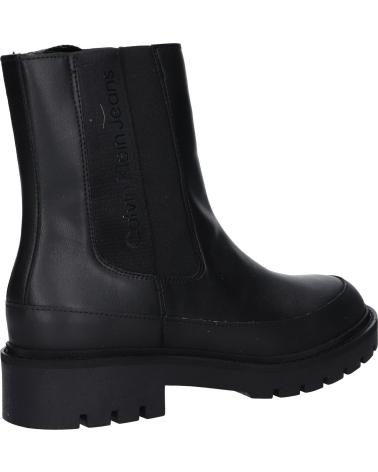 Botas de Mujer CALVIN KLEIN YW0YW01254 COMBAT MID CHELSEA BOOT 0GT TRIPLE BLACK