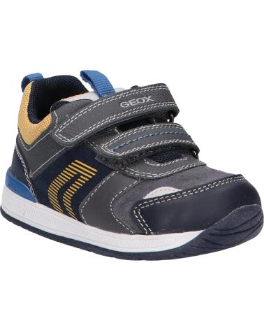 Sportivo per Bambina e Bambino GEOX B150RB 022ME B RISHON BOY C9353 ANTHRACITE-YELLOW