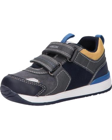 Sportivo per Bambina e Bambino GEOX B150RB 022ME B RISHON BOY C9353 ANTHRACITE-YELLOW