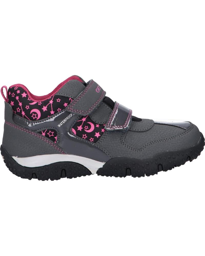 Esportes  de Mulher e Menina GEOX J042VA 0CEFU J BALTIC GIRL B WPF C9325 DK GREY-FUCHSIA