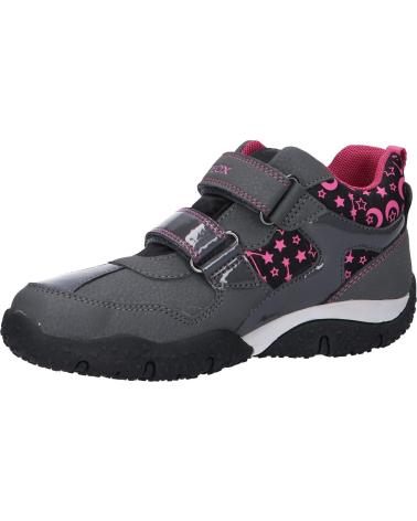 Esportes  de Mulher e Menina GEOX J042VA 0CEFU J BALTIC GIRL B WPF C9325 DK GREY-FUCHSIA