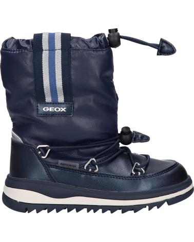 Bottes pour Femme et Fille et Garçon GEOX J26EWE 0LVBC J ADELHIDE GIRL B AB C0673 NAVY-SILVER
