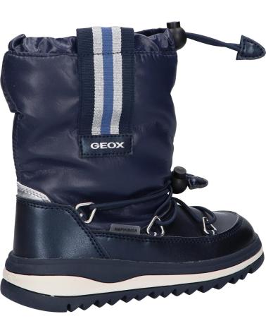 Bottes pour Femme et Fille et Garçon GEOX J26EWE 0LVBC J ADELHIDE GIRL B AB C0673 NAVY-SILVER