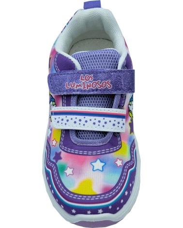 girl Trainers BUBBLE BOBBLE DEPORTIVA LUCES NINA MORADO