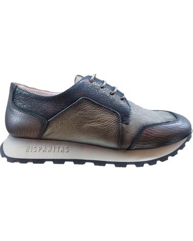 Zapatillas deporte de Mujer HISPANITAS ZAPATILLA CASUAL MUJER HI233013 PEWTER GRIS GRIS PARDO