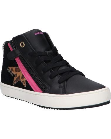 Deportivas de Mujer y Niña GEOX J264GA 022BC J KALISPERA GIRL BLACK-FUCHSIA
