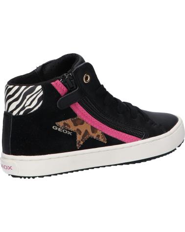 Deportivas de Mujer y Niña GEOX J264GA 022BC J KALISPERA GIRL BLACK-FUCHSIA