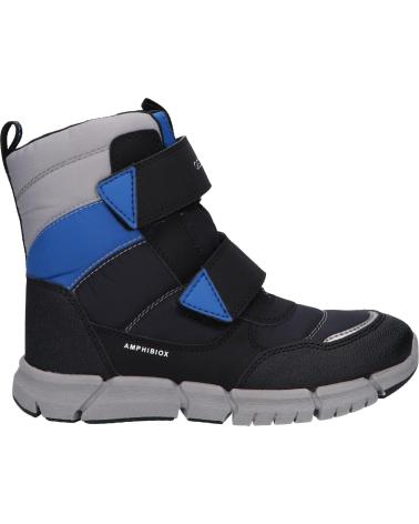 Bottes pour Femme et Fille et Garçon GEOX J169XC 0FU50 J FLEXYPER BOY B ABX C0455 BLACK-ROYAL