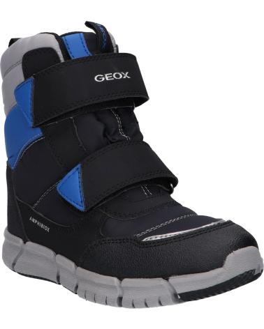 Bottes pour Femme et Fille et Garçon GEOX J169XC 0FU50 J FLEXYPER BOY B ABX C0455 BLACK-ROYAL