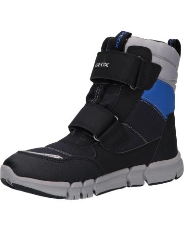 Bottes pour Femme et Fille et Garçon GEOX J169XC 0FU50 J FLEXYPER BOY B ABX C0455 BLACK-ROYAL