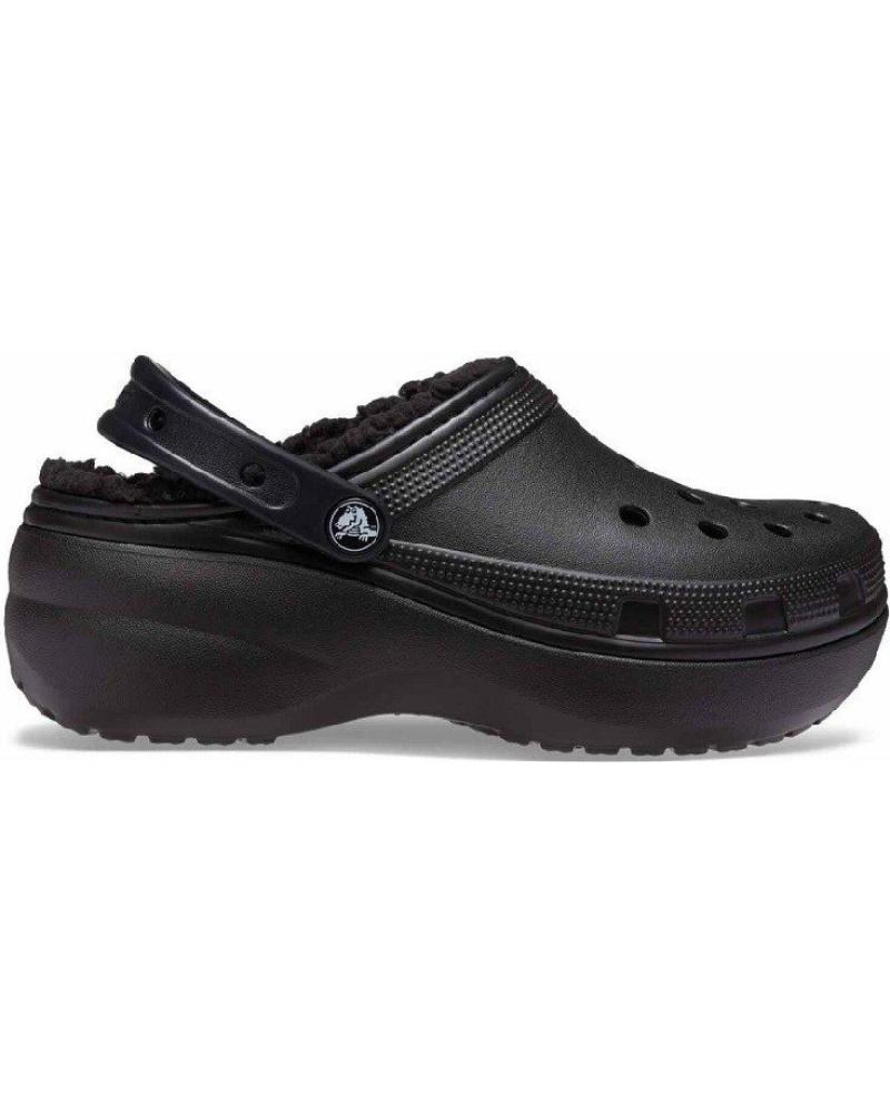 Zoccoli per Donna CROCS CLASSIC PLATFORM LINED CLOG W 207938 NEGRO