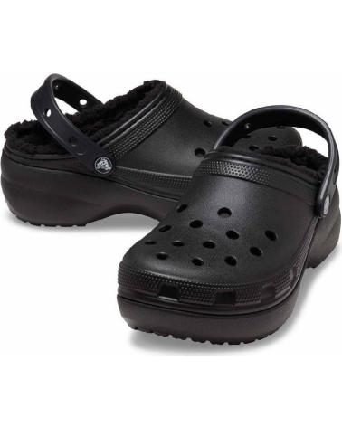 Zoccoli per Donna CROCS CLASSIC PLATFORM LINED CLOG W 207938 NEGRO