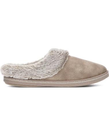 Hausschuhe für Damen SKECHERS PANTUFLAS COZY CAMPFIRE 167625 TAUPE