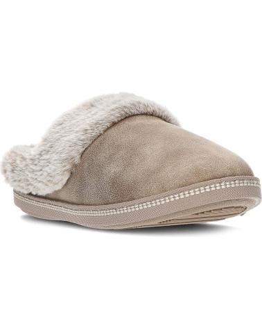 Hausschuhe für Damen SKECHERS PANTUFLAS COZY CAMPFIRE 167625 TAUPE
