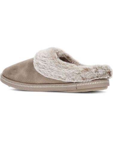 Hausschuhe für Damen SKECHERS PANTUFLAS COZY CAMPFIRE 167625 TAUPE