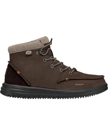 Botines de Hombre HEY DUDE BRADLEY BOOT LEATHER MARRON