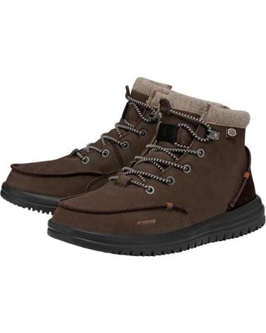 Botines de Hombre HEY DUDE BRADLEY BOOT LEATHER MARRON